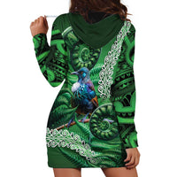 Tui Bird Koru Silver Fern Aotearoa Hoodie Dress