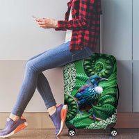Tui Bird Koru Silver Fern Aotearoa Luggage Cover LT9 - Polynesian Pride