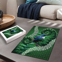 Tui Bird Koru Silver Fern Aotearoa Puzzle LT9 - Polynesian Pride