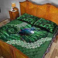 Tui Bird Koru Silver Fern Aotearoa Quilt Bed Set LT9 - Polynesian Pride