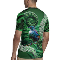 Tui Bird Koru Silver Fern Aotearoa Rugby Jersey LT9 - Polynesian Pride