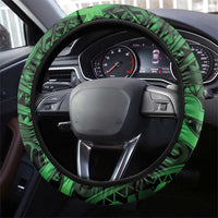 Tui Bird Koru Silver Fern Aotearoa Steering Wheel Cover LT9 - Polynesian Pride