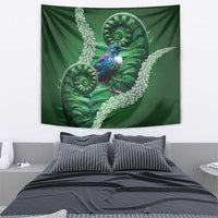 Tui Bird Koru Silver Fern Aotearoa Tapestry LT9 - Polynesian Pride