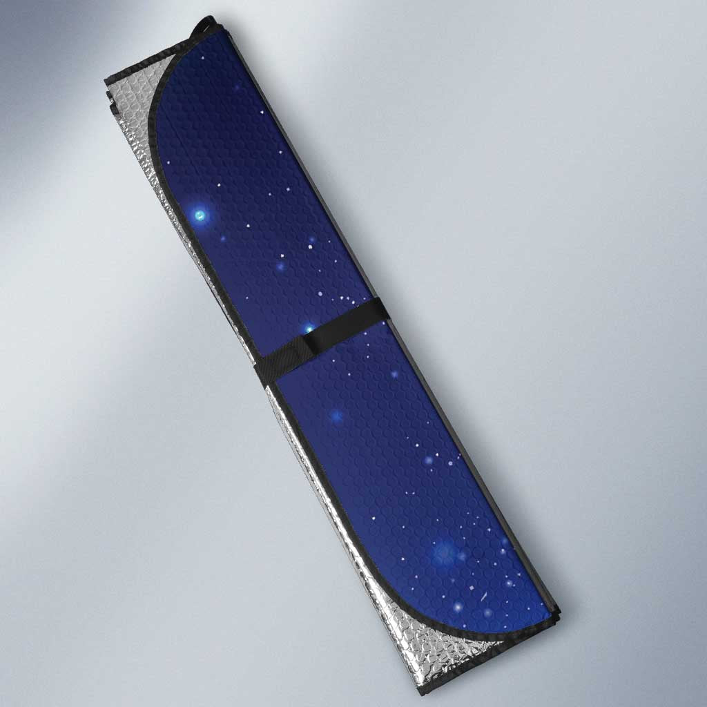 Tui Bird Matariki Galaxy Auto Sun Shade Koru Silver Fern Aotearoa LT9 - Polynesian Pride