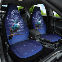 Tui Bird Matariki Galaxy Car Seat Cover Koru Silver Fern Aotearoa LT9 One Size Galaxy - Polynesian Pride