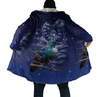 Tui Bird Matariki Galaxy Cloak Koru Silver Fern Aotearoa LT9 - Polynesian Pride