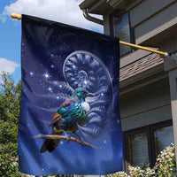 Tui Bird Matariki Galaxy Garden Flag Koru Silver Fern Aotearoa LT9 - Polynesian Pride