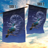 Tui Bird Matariki Galaxy Garden Flag Koru Silver Fern Aotearoa LT9 - Polynesian Pride
