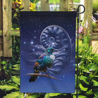 Tui Bird Matariki Galaxy Garden Flag Koru Silver Fern Aotearoa LT9 Garden Flag Galaxy - Polynesian Pride