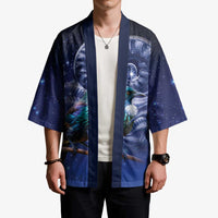 Tui Bird Matariki Galaxy Kimono Koru Silver Fern Aotearoa LT9 - Polynesian Pride