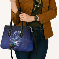 Tui Bird Matariki Galaxy Leather Bag Koru Silver Fern Aotearoa LT9 - Polynesian Pride