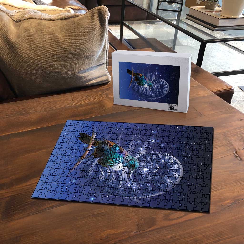Tui Bird Matariki Galaxy Puzzle Koru Silver Fern Aotearoa LT9 - Polynesian Pride