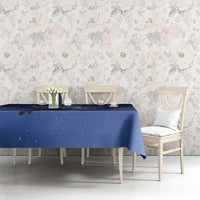 Tui Bird Matariki Galaxy Tablecloth Koru Silver Fern Aotearoa LT9 - Polynesian Pride