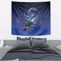 Tui Bird Matariki Galaxy Tapestry Koru Silver Fern Aotearoa LT9 - Polynesian Pride