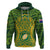 Cook Islands Rugby Hoodie Kukis Athletic Style LT9 Pullover Hoodie Green - Polynesian Pride