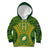 Cook Islands Rugby Kid Hoodie Kukis Athletic Style LT9 Green - Polynesian Pride