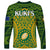 Cook Islands Rugby Long Sleeve Shirt Kukis Athletic Style LT9 - Polynesian Pride