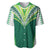 Polynesian Pride Cook Islands Rugby Baseball Jersey No1 LT9 Green - Polynesian Pride