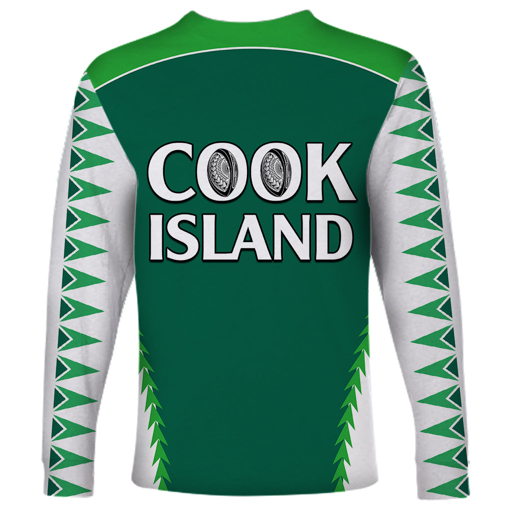 Polynesian Pride Cook Islands Rugby Long Sleeve Shirt No1 LT9 - Polynesian Pride