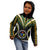 Polynesian Pride Cook Islands Kid Hoodie Tribal Wave Style LT9 - Polynesian Pride