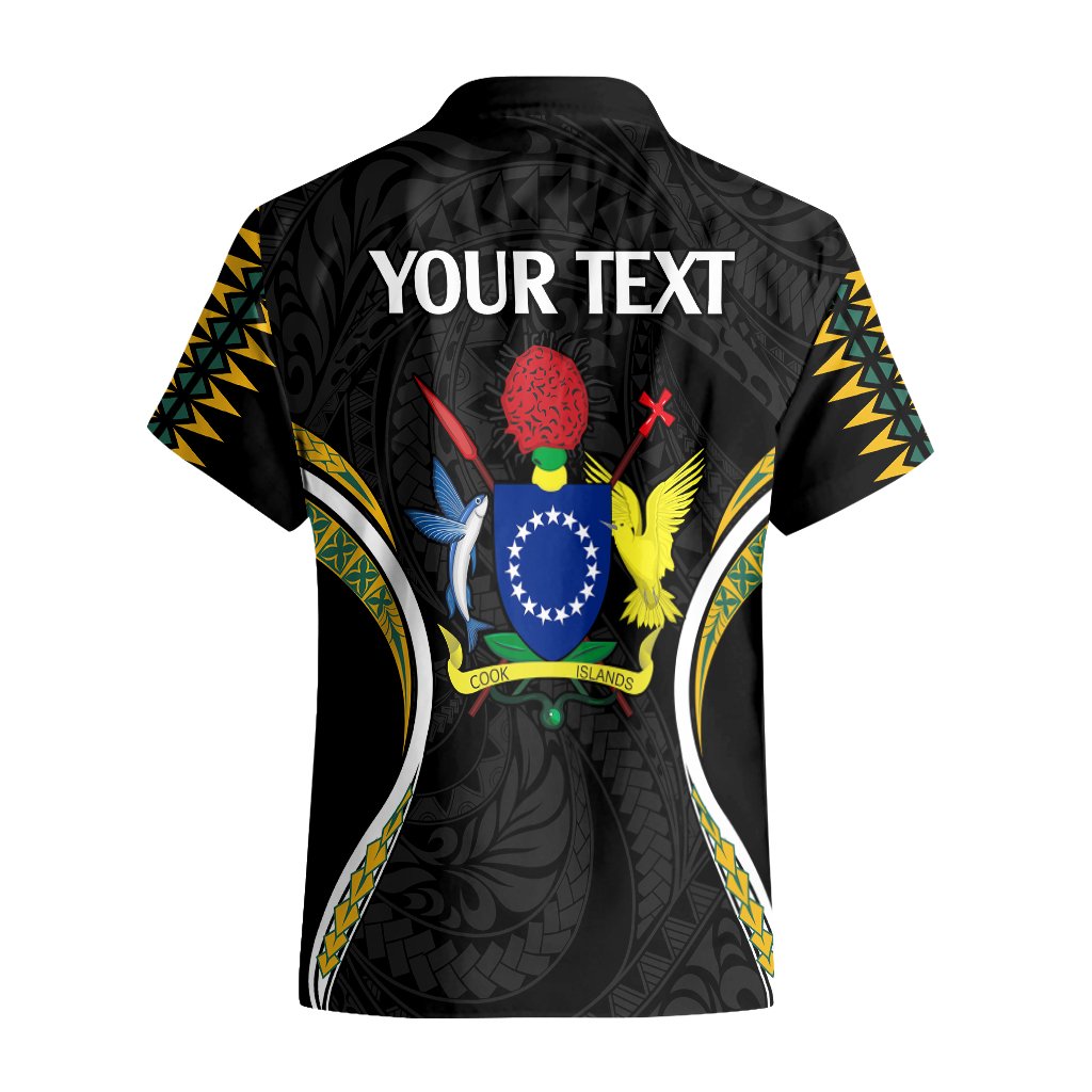 Personalised Polynesian Pride Cook Islands Hawaiian Shirt Tribal Wave Style LT9 - Polynesian Pride