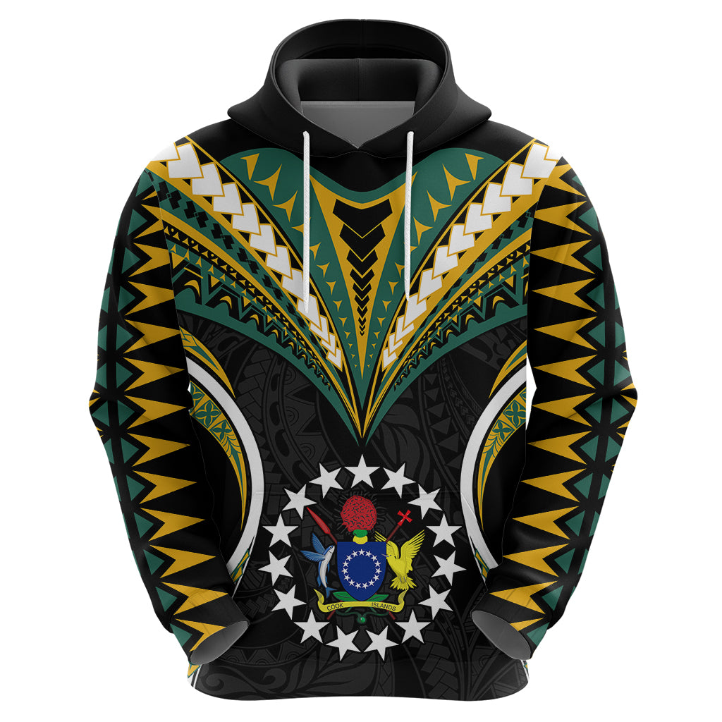 Custom Polynesian Pride Cook Islands Hoodie Tribal Wave Style LT9 - Polynesian Pride