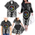 Cook Islands Ra o te Ui Ariki Est 1967 Family Matching Off The Shoulder Long Sleeve Dress and Hawaiian Shirt