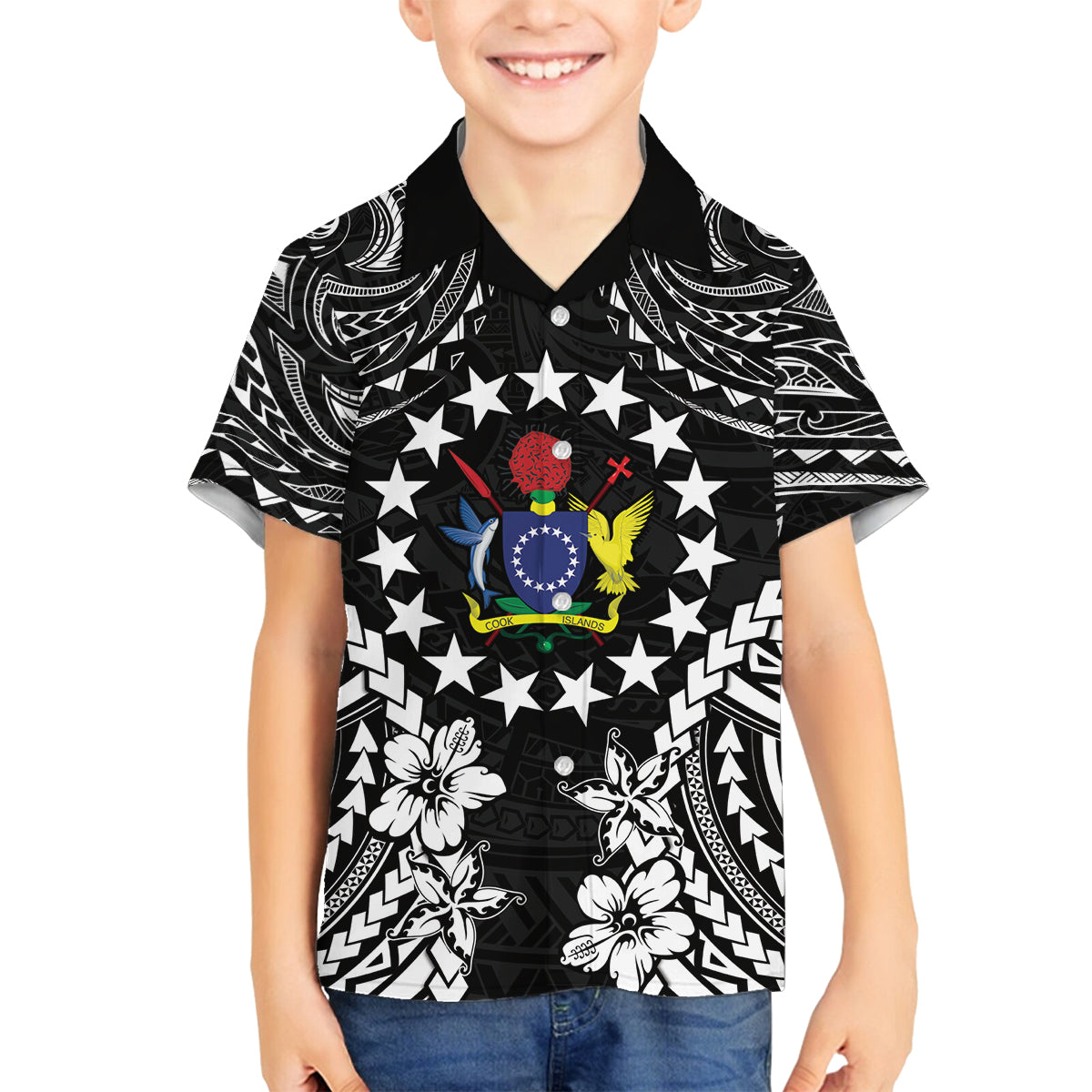 Cook Islands Ra o te Ui Ariki Est 1967 Family Matching Tank Maxi Dress and Hawaiian Shirt