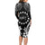 Cook Islands Ra o te Ui Ariki Est 1967 Long Sleeve Bodycon Dress