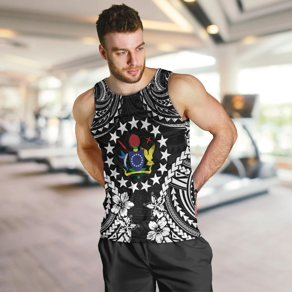 Cook Islands Ra o te Ui Ariki Est 1967 Men Tank Top LT9 Black - Polynesian Pride