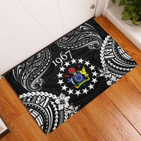 Cook Islands Ra o te Ui Ariki Est 1967 Rubber Doormat LT9 Black - Polynesian Pride