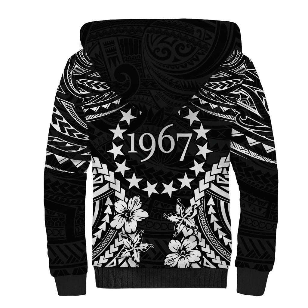 Cook Islands Ra o te Ui Ariki Est 1967 Sherpa Hoodie LT9 - Polynesian Pride