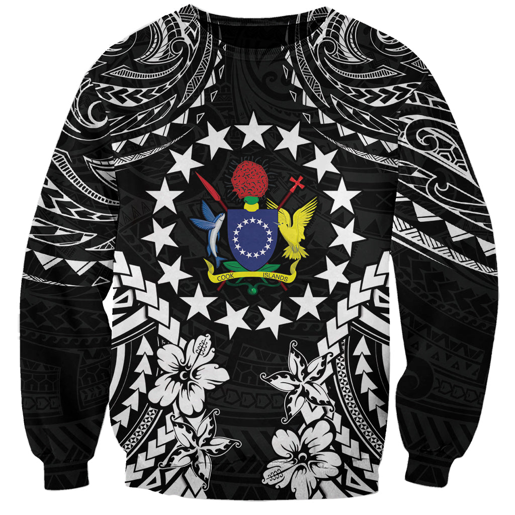 Cook Islands Ra o te Ui Ariki Est 1967 Sweatshirt LT9 Unisex Black - Polynesian Pride