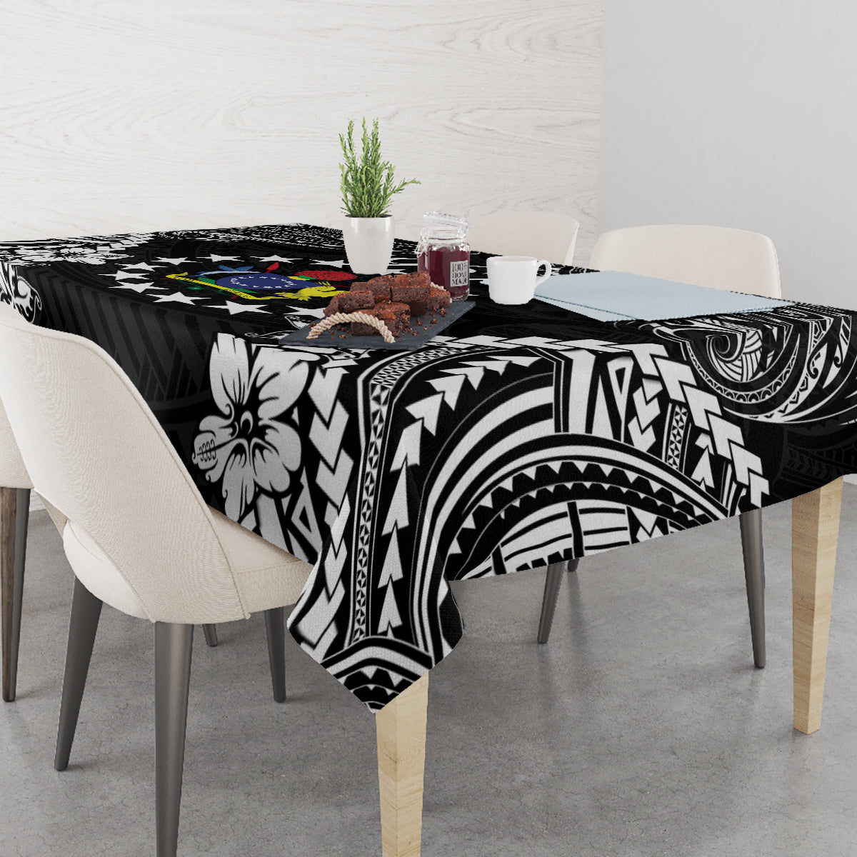 Cook Islands Ra o te Ui Ariki Est 1967 Tablecloth LT9 - Polynesian Pride