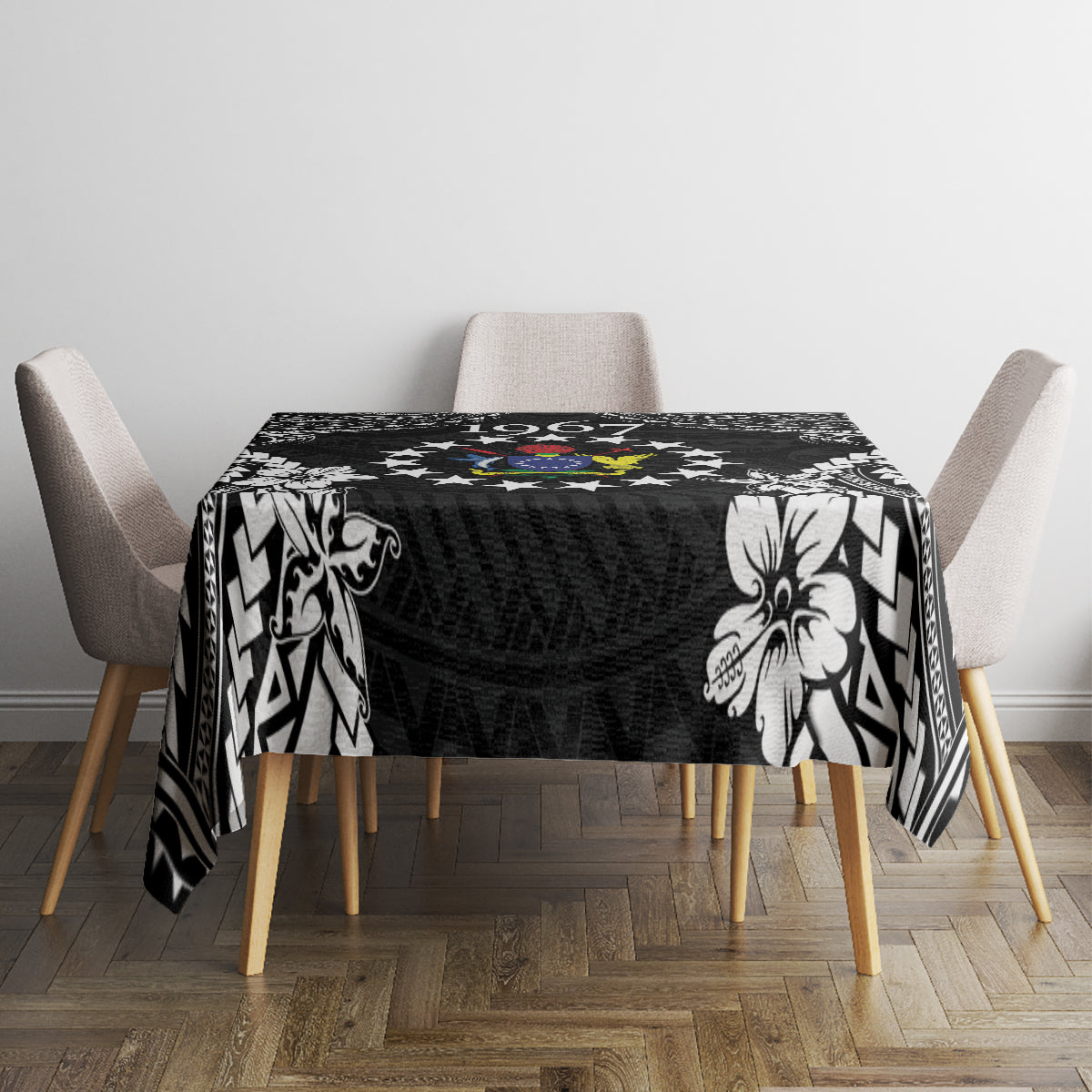 Cook Islands Ra o te Ui Ariki Est 1967 Tablecloth LT9 - Polynesian Pride