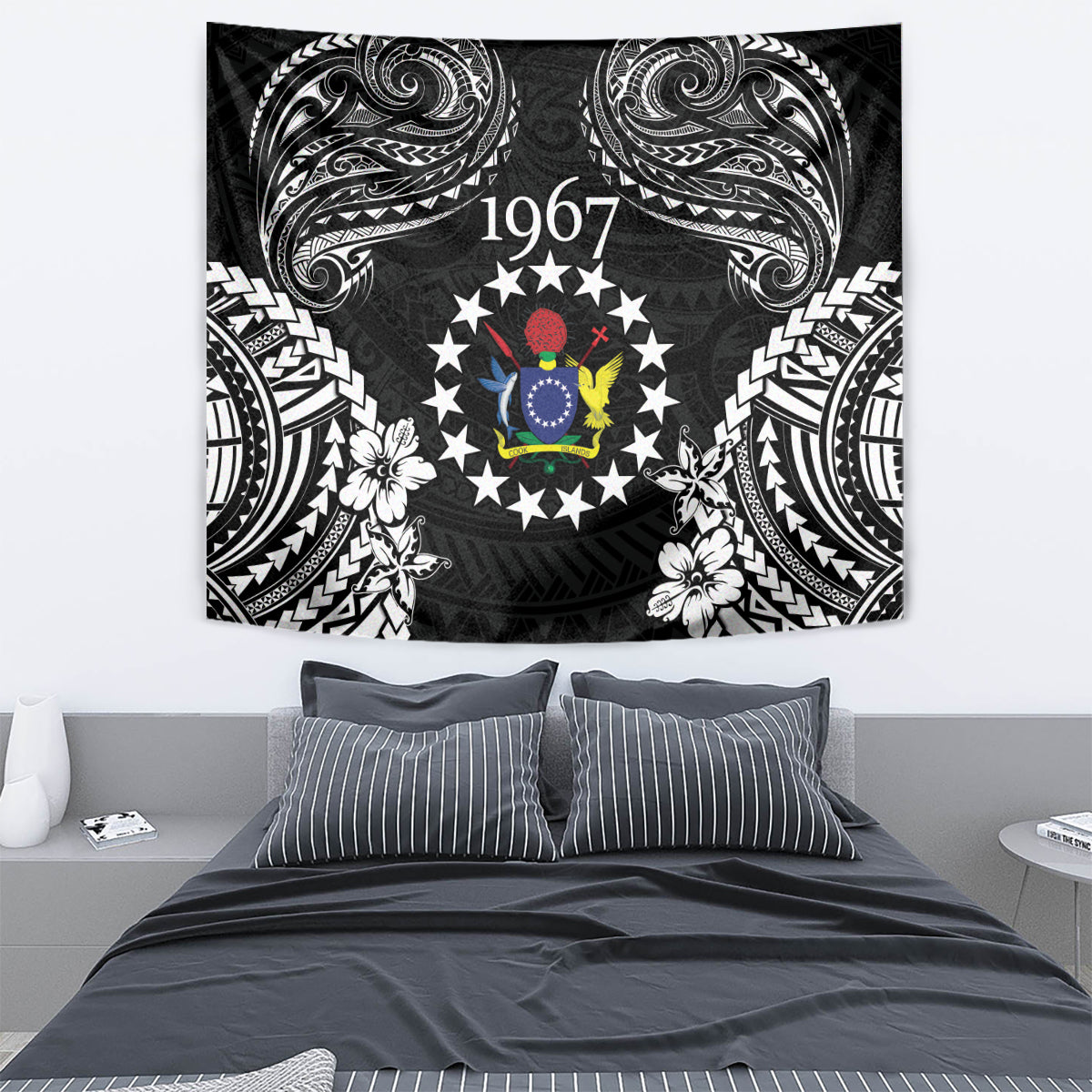 Cook Islands Ra o te Ui Ariki Est 1967 Tapestry LT9 - Polynesian Pride