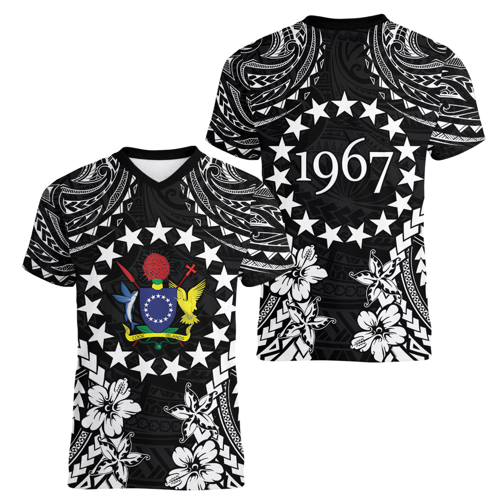 Cook Islands Ra o te Ui Ariki Est 1967 Women V-Neck T-Shirt