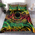 Cook Islands 15 Stars Bedding Set Kuki Airani Polynesian Tribal Wave Tattoo