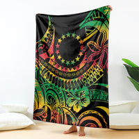 Cook Islands 15 Stars Blanket Kuki Airani Polynesian Tribal Wave Tattoo LT9 - Polynesian Pride