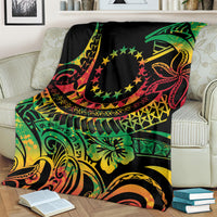 Cook Islands 15 Stars Blanket Kuki Airani Polynesian Tribal Wave Tattoo LT9 - Polynesian Pride