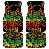 Cook Islands 15 Stars Car Mats Kuki Airani Polynesian Tribal Wave Tattoo LT9 - Polynesian Pride