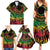 Cook Islands 15 Stars Family Matching Summer Maxi Dress and Hawaiian Shirt Kuki Airani Polynesian Tribal Wave Tattoo