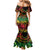 Cook Islands 15 Stars Mermaid Dress Kuki Airani Polynesian Tribal Wave Tattoo