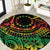 Cook Islands 15 Stars Round Carpet Kuki Airani Polynesian Tribal Wave Tattoo