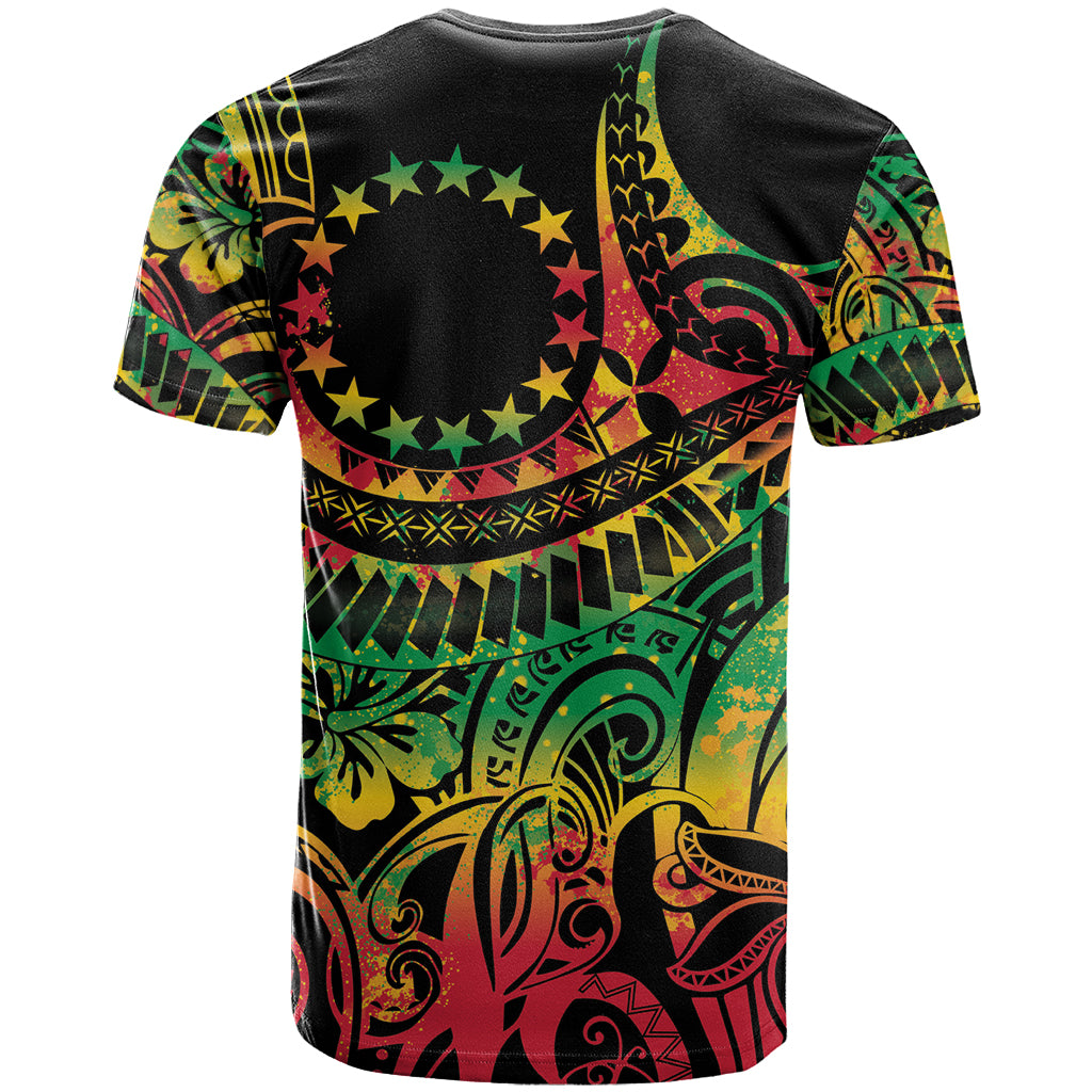 Cook Islands 15 Stars T Shirt Kuki Airani Polynesian Tribal Wave Tattoo