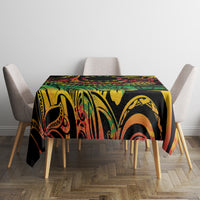 Cook Islands 15 Stars Tablecloth Kuki Airani Polynesian Tribal Wave Tattoo