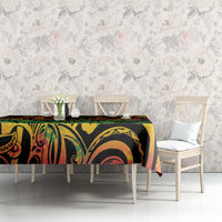 Cook Islands 15 Stars Tablecloth Kuki Airani Polynesian Tribal Wave Tattoo