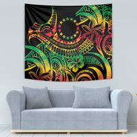 Cook Islands 15 Stars Tapestry Kuki Airani Polynesian Tribal Wave Tattoo LT9 - Polynesian Pride