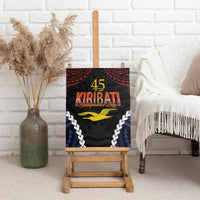 Kiribati 45th Anniversary Independence Day Canvas Wall Art Since 1979 LT9 - Polynesian Pride