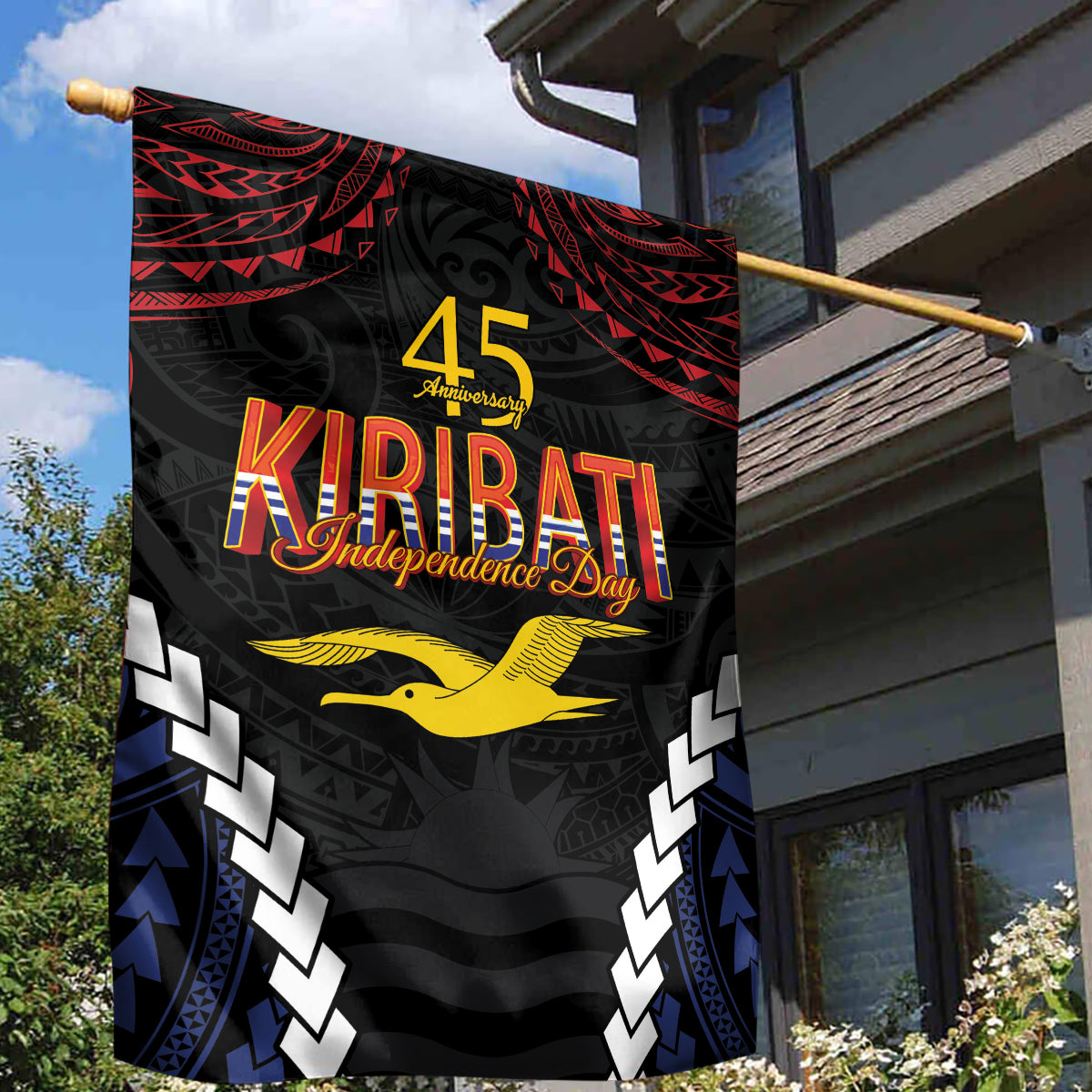 Kiribati 45th Anniversary Independence Day Garden Flag Since 1979 LT9 - Polynesian Pride